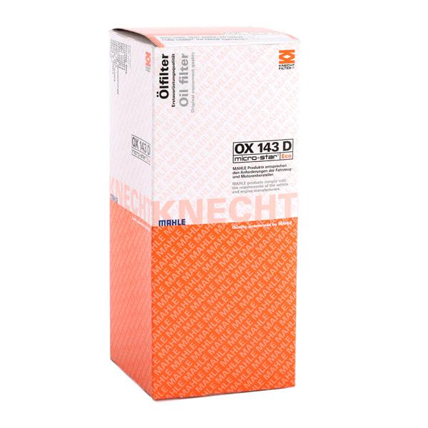 Mahle Oil Filter OX143D - fits Audi - Genuine Part - OE Matching Fit & Quality