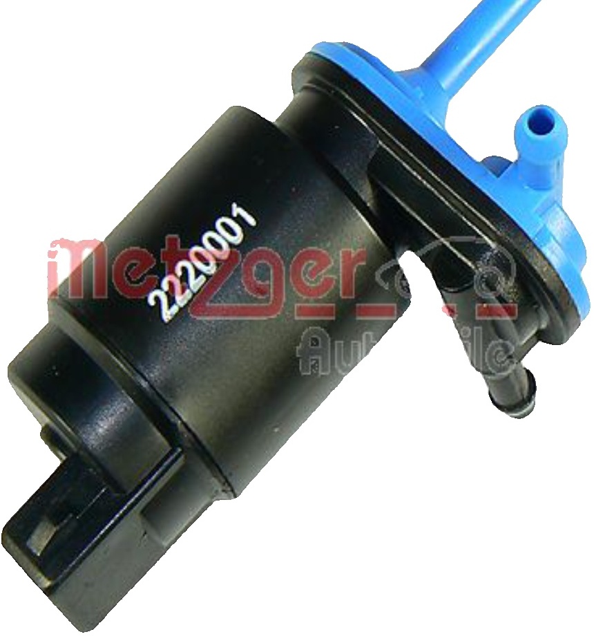 Washer pump Front Dual Pump 2220001 METZGER for OPEL VW SEAT FORD SAAB