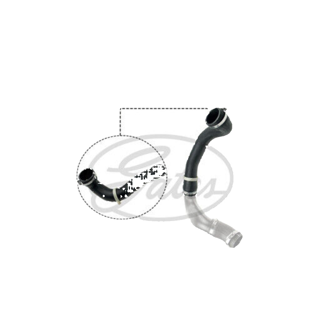 Air duct pipe Polychloroprene (Neoprene) 09-0566 GATES for LAND ROVER
