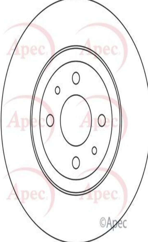 Brake Disc APEC DSK671 Fits Alfa Romeo Fiat Lancia 145 146 155 Coupe Dedra