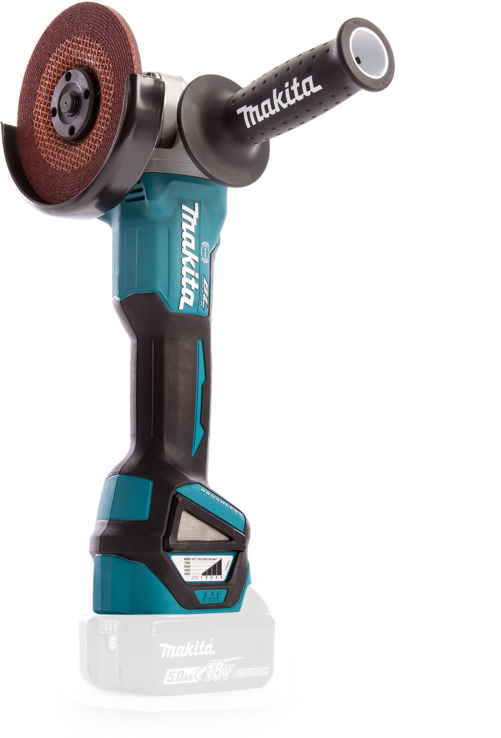 Makita DGA513 18v LXT Cordless Brushless Slide Switch Angle Grinder 125mm No Batteries No Battery Charger No Case - Image 23