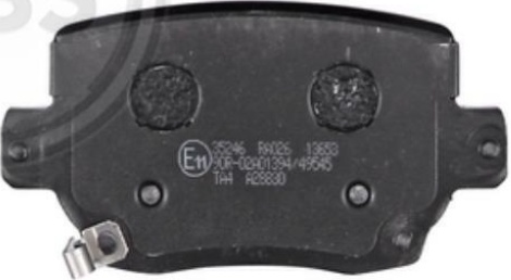 A.B.S. 35246 Brake Pad Set, disc brake for TESLA