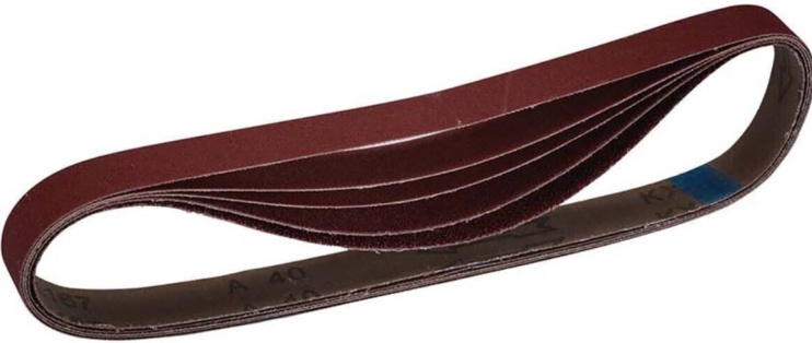 Draper 08702 Cloth Sanding Belt 25 x 762mm Assorted Grit (Pack of 5)