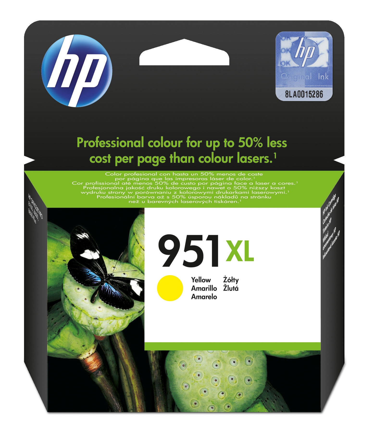 Genuine HP 951XL Yellow ink for HP Officejet Pro 8620 e-All-in-One Printer