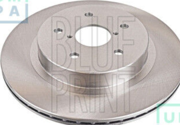Blueprint ADS74342 Brake Disc Rear Coated Fits Subaru Legacy Levorg Outback