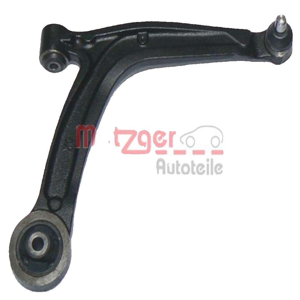 Original METZGER Handlebar Suspension 58037102 for Fiat Ford