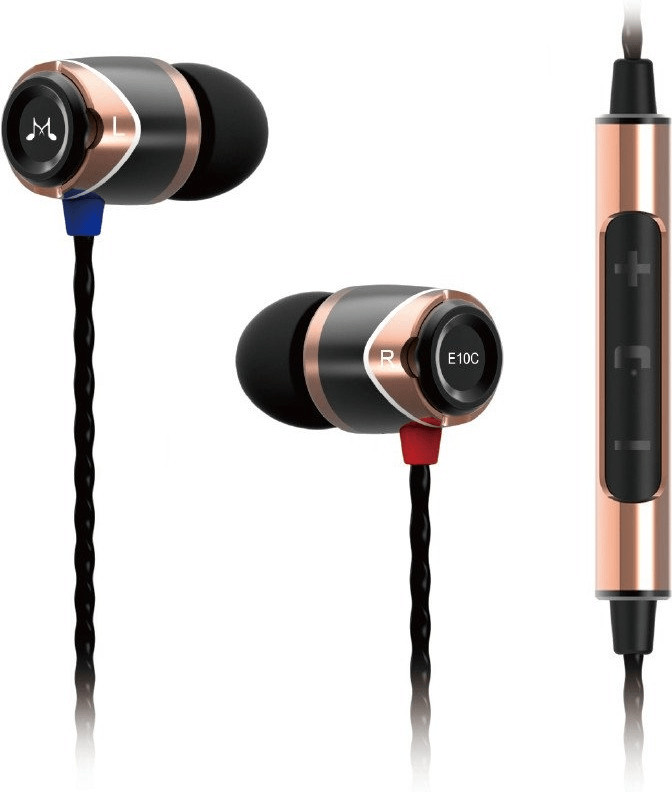 Soundmagic E10c In Ear Earphones With Mic And Black/Gold P000576