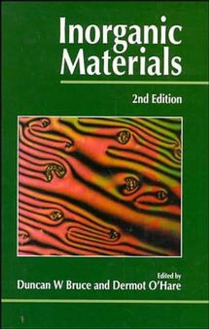 Inorganic Materials by Duncan W. Bruce, Dermot O'Hare - 9780471960362