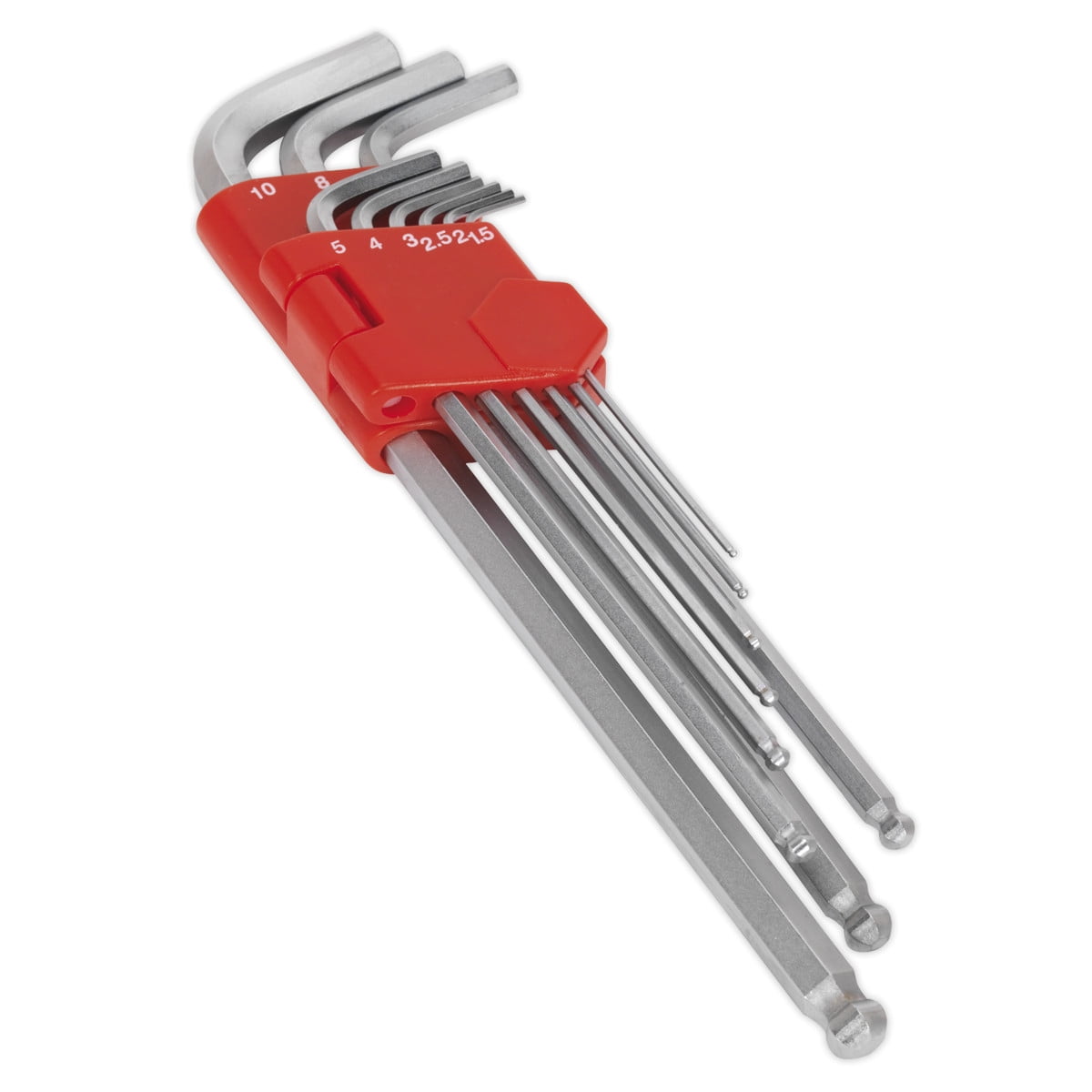 Sealey AK7140 Premier Extra-Long Ball-End Hex Key Set 9pc