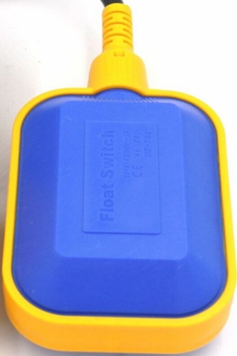 Square Float Switch Liquid Fluid Water Level Controller Sensor with 2Meter Cable