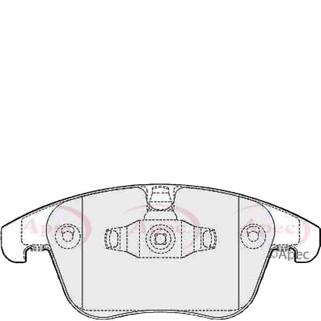 Braking System Disc Brake Brake Pad Set APEC PAD2085 Front Fits MG MG GS MG HS