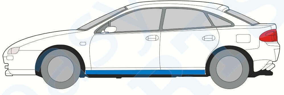 MAZDA 323F BA 1994-1998 SILL REPAIR PANEL / LEFT LH