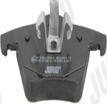 Rear JURID 573236J Brake Pad Set, disc brake for VOLVO