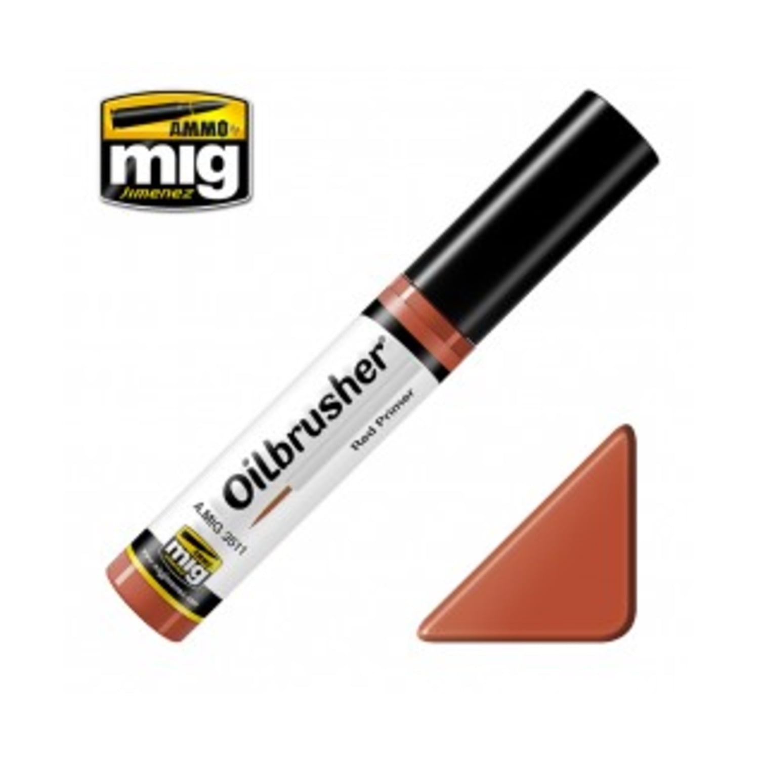 Ammo MIG 3511 - Oil Paints with Brush - Red Primer