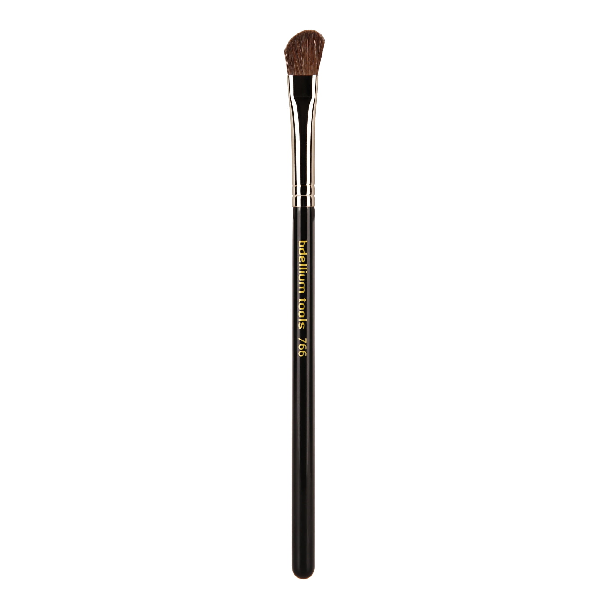 Bdellium Tools Black Professional Makeup Brush - Maestro Series 766 Angled Shadow - With Soft Natural Fibers For Applying Eyeshadow ( 1Pc)