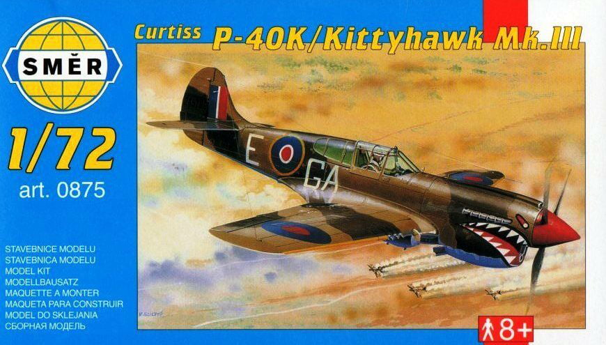 Smer 875 1:72 Curtiss P-40K Warhawk Kittyhawk Mk.III