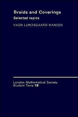 Braids and Coverings Selected Topics Hansen Paperback Cambridge University Press