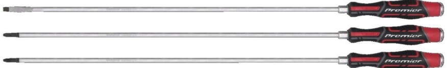 Sealey Screwdriver AK4942 Set 3pc Hammer-Thru 450mm Premier LIFETIME GUARANTEE