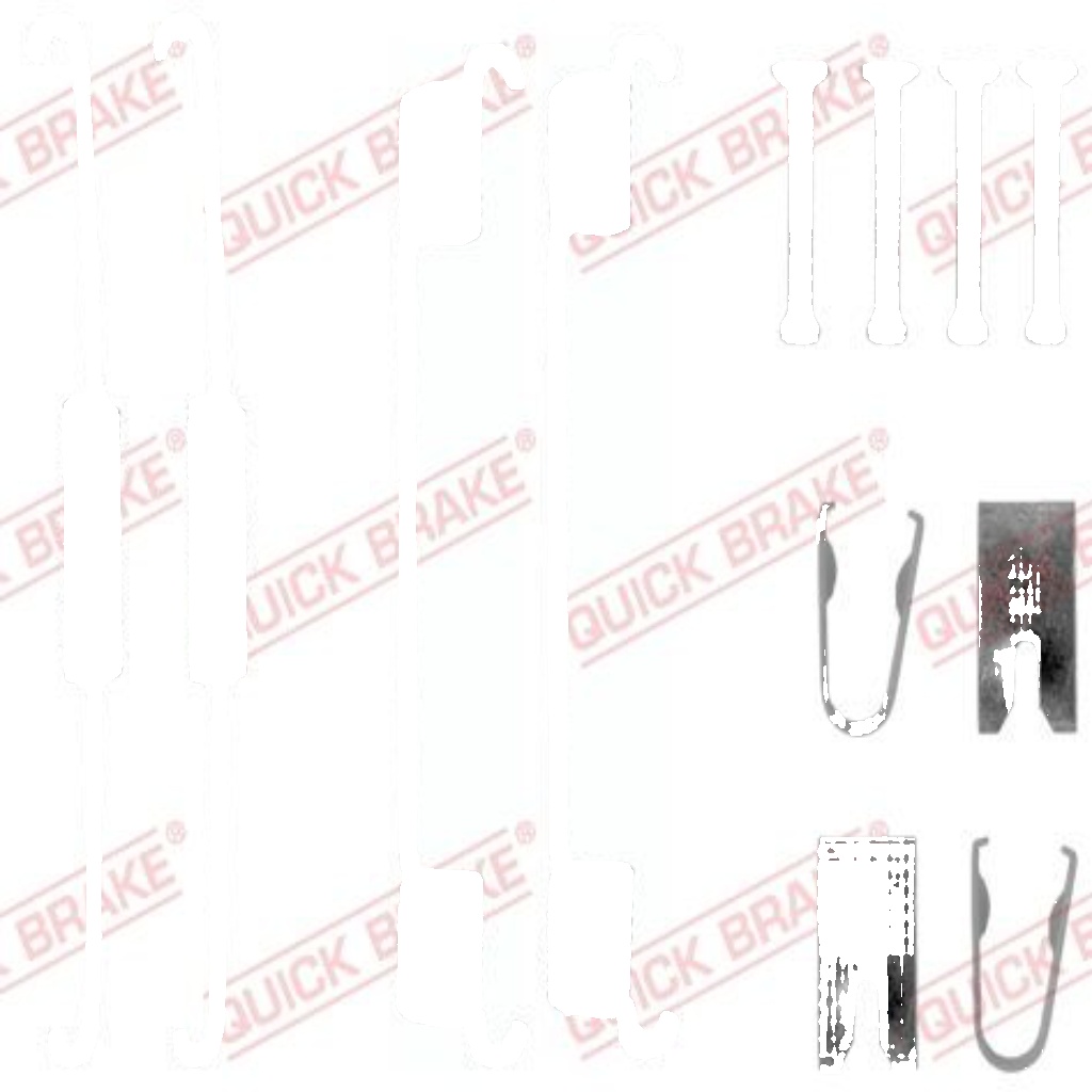 Original Quick Brake Brake Shoe Accessory Kit 105-0781 for Fiat