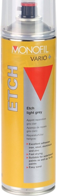 MONOFIL VARIO+ RAPID ETCH PRIMER FILLER LIGHT GREY SPRAY Aerosol 500ml
