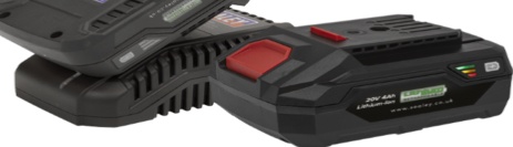 Sealey CP20VIDXKIT 20V 1/4in Hex 1x2.0Ah 2x4.0Ah Brushless Impact Driver Kit