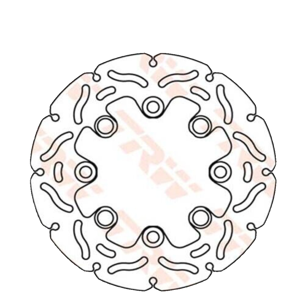 Free Shipping TRW MST 397 RACE Brake Disc For Motorcycle Parts Accessories