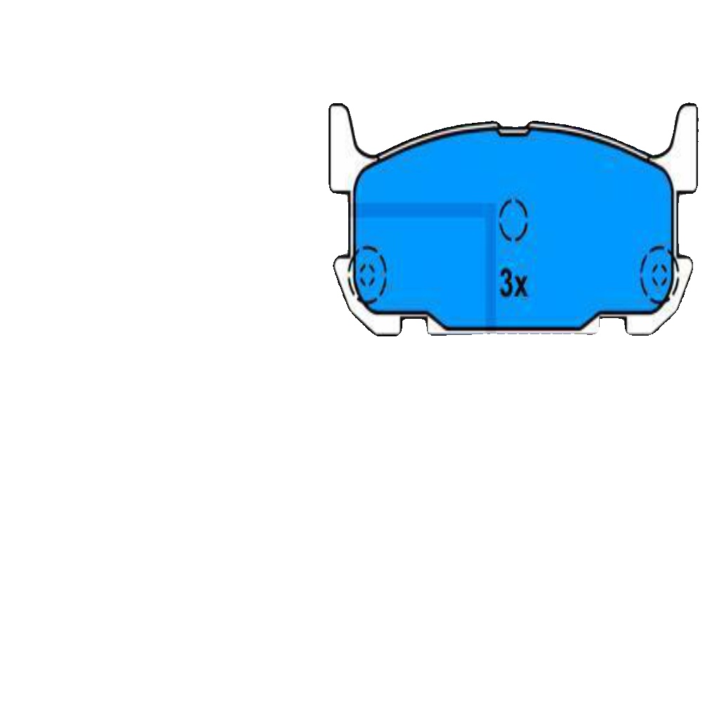 ATE 13.0460-5732.2 Brake Pad Set, disc brake for MAZDA