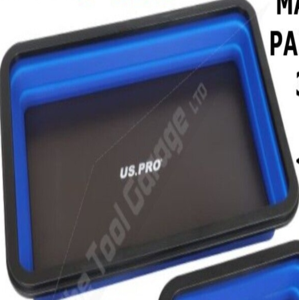 US PRO Tools Collapsible Magnetic Parts Tray 3pc Set NEW 6892