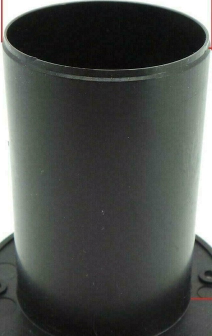 2 x Campervan Drop Out Gas Vents, 65mm Gas Floor Vent, Air Vent, Black,