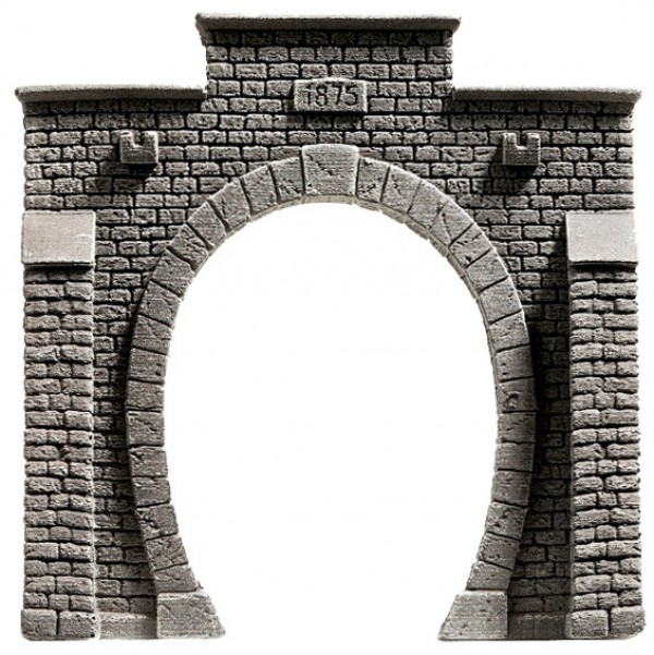 Noch 34851 - N Tunnel Portal, 1 Track, 7.9 x 7.6 cm - New