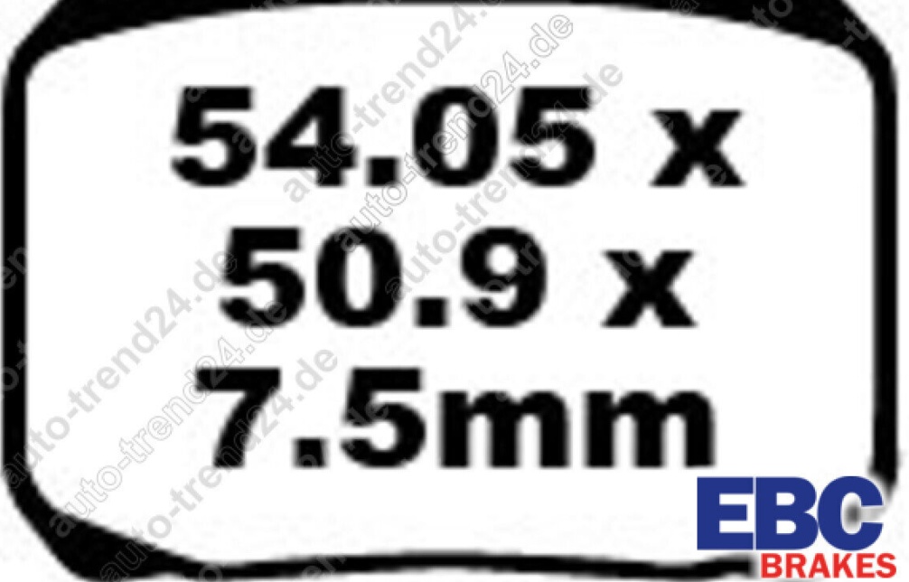 EBC Double H Brake Pad Rear Right for Energica Electric EVA Ribelle RS 2021