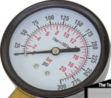 US PRO Tools Compression Tester Set For Petrol Engines 0-300psi 5323
