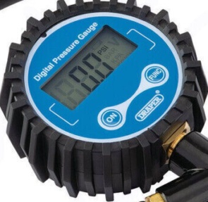 Draper 91313 Pistol-Grip Digital Tyre Inflator