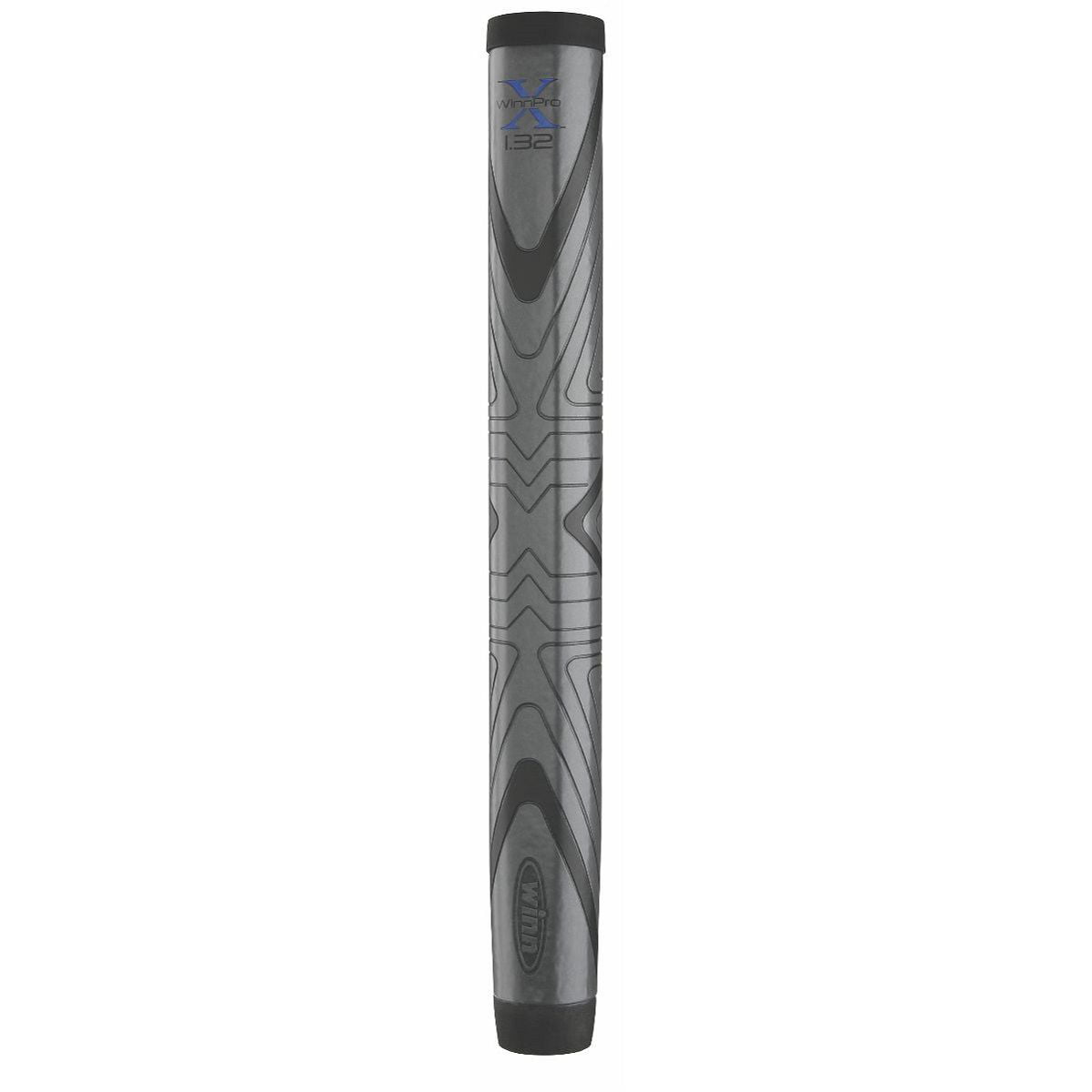 Winn Pro X 1.32"" Jumbo Paddle Lite Putter Grip - Dark Grey + FREE TAPE