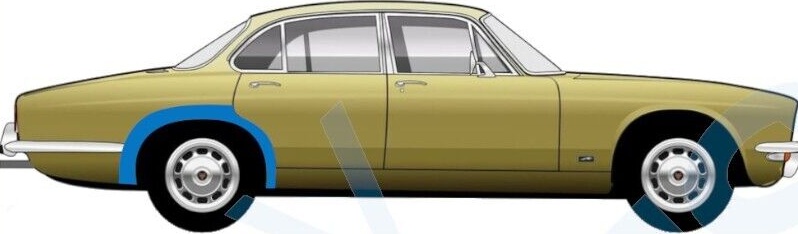 JAGUAR XJ 1968-1993 REAR WHEEL ARCH  REPAIR PANEL REAR WING / PAIR