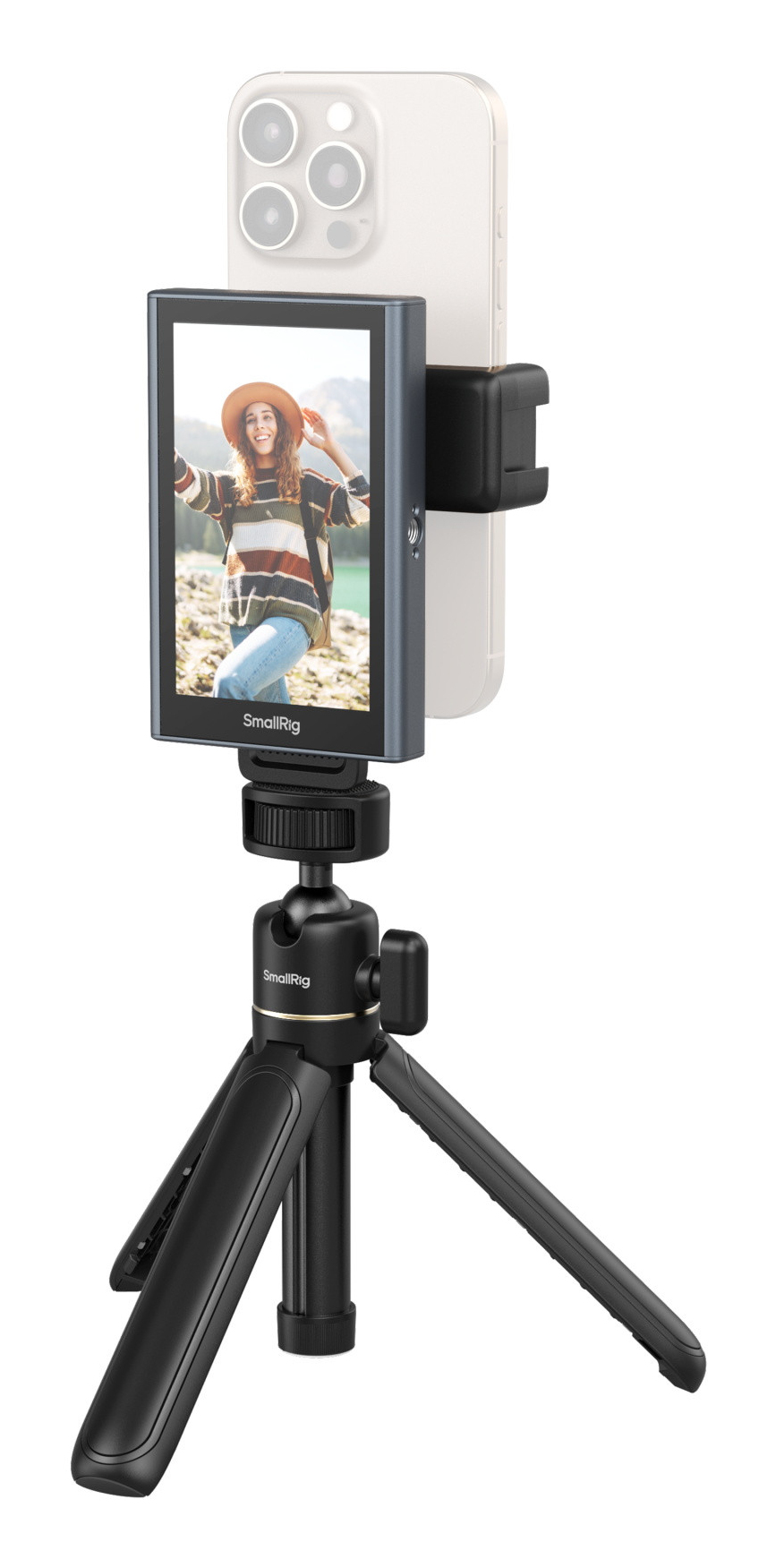 SmallRig Magnetic Phone Vlog Selfie Monitor Screen for iPhone & Android 4851