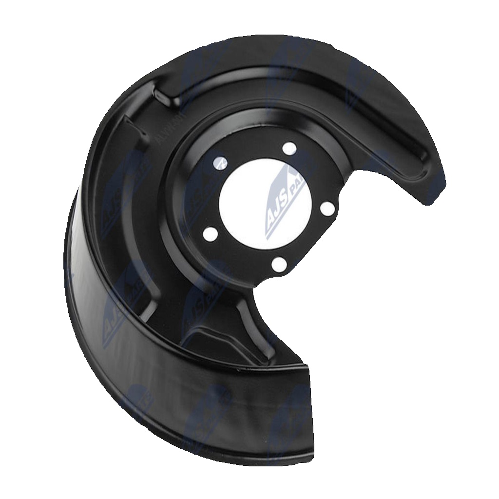 Brake disc cover Rear Axle Right Zinc-coated HTO-VW-001 NTY for VW AUDI SKODA