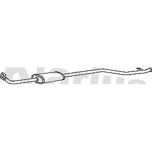 Klarius box with centre pipe fits Citroën xsara picasso 1.6i 05-10 CN643W