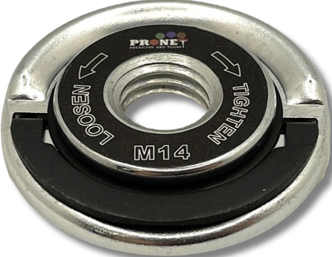 GrindPro Quick Release Grinder Nut // M14 High Quality Locking Flange Nut