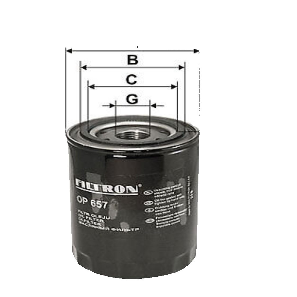 ✅Fits FILTRON OP 657 OIL FILTER DEUTZ FAHR DX 3, M 3000, PORSCHE 911 ⭐UK Seller⭐
