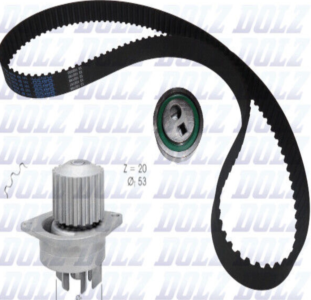 Fits DOLZ POMPY WODY KD028 TIMING BELT KIT +PUMP - Image 2