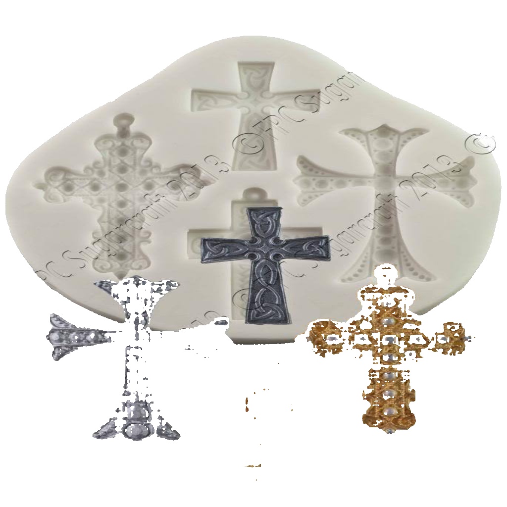 Silicone mould Crosses | Food Use FPC Sugarcraft FREE UK shipping!