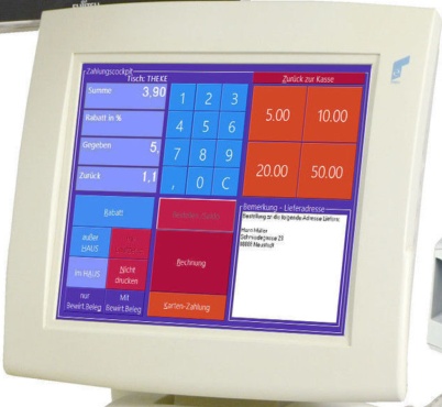 Tse Pro Touchscreen Till Cash Register System Pos Dealer Bistro Cosmetic KA32