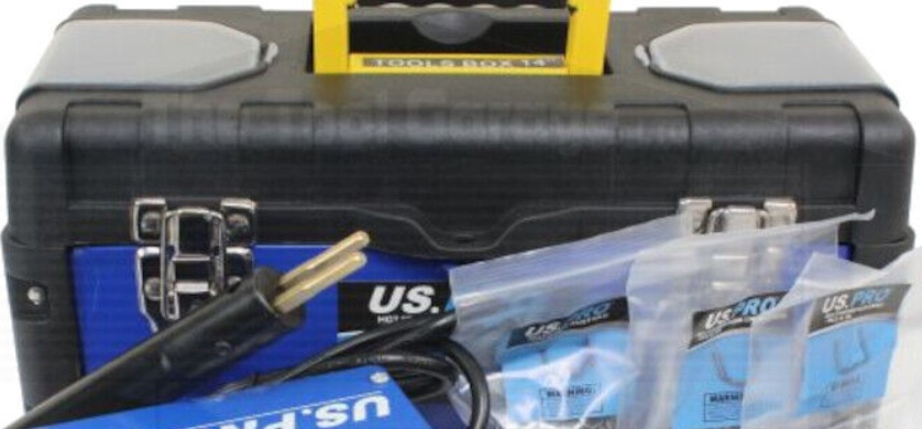 US PRO Tools Hot Stapler Thermo Plastic Repair Set, Kit + 300 Staples NEW 5439