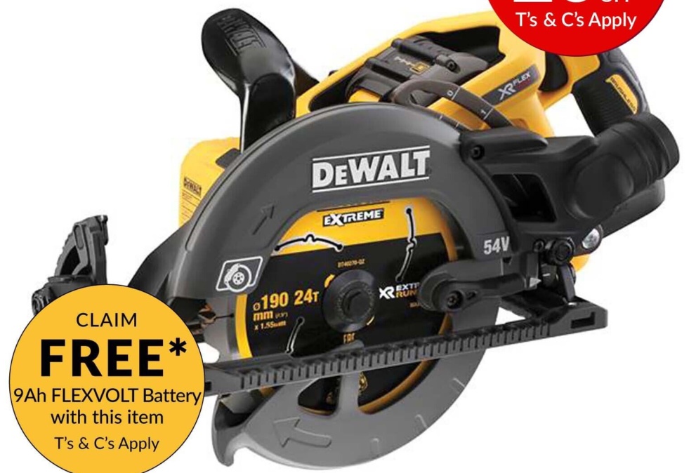 DEWALT DCS577T2 54v Circular saw 190mm