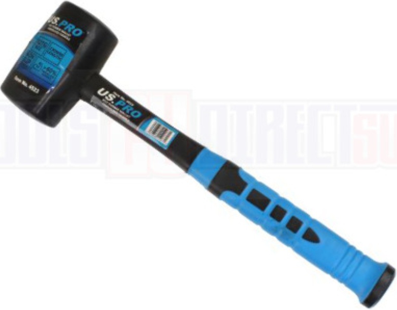 US PRO Tools 8OZ Rubber Mallet With Fibreglass Handle 4523
