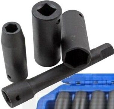 US PRO Tools 18pc 1/2"" dr Deep Impact Sockets & Extension Set, Socket NEW 3428