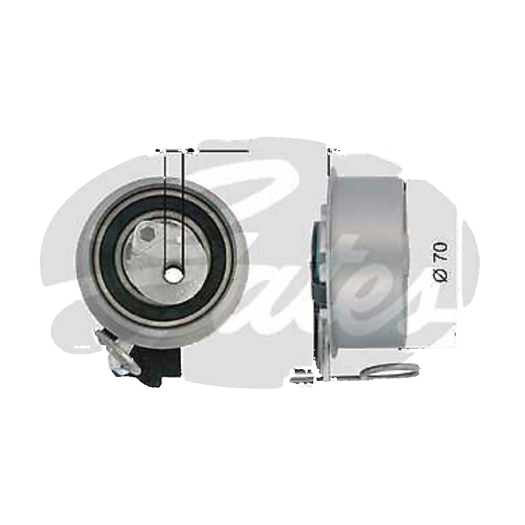 GATES T43135 Tensioner Pulley, timing belt for HYUNDAI,KIA