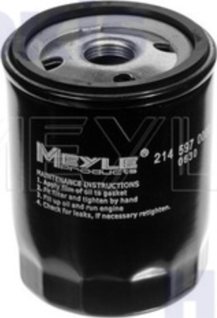 MEYLE 214 597 0000 Oil Filter for ALFA ROMEO,CITROËN,FIAT,LANCIA