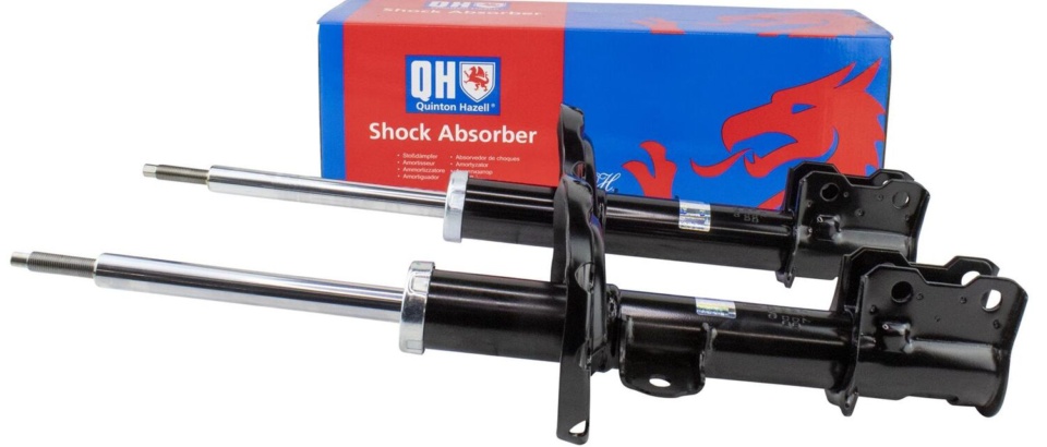 QH Front Pair of Shock Absorbers for Vauxhall Corsavan 2000-2006